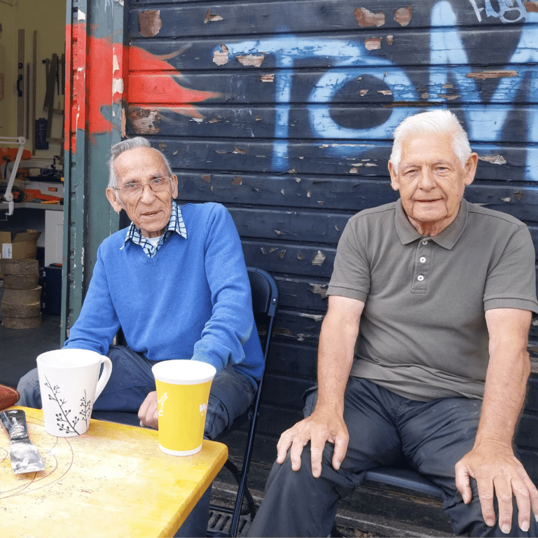 Men in sheds
