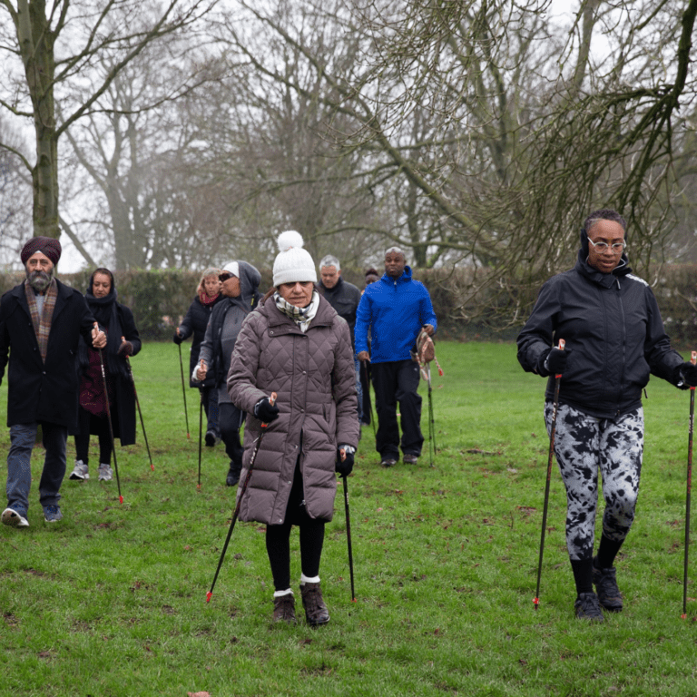 People walking in Eastville Park