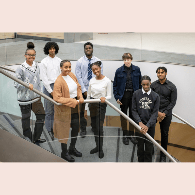 Photo of young people in an office