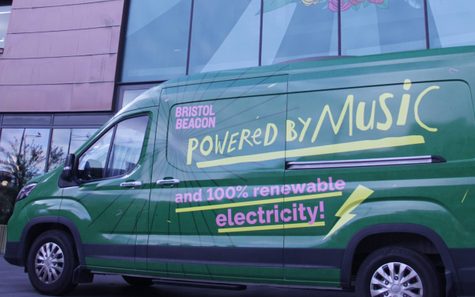 Photo of Bristol Beacon's electric van
