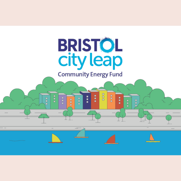 Image saying 'Bristol City Leap, Community Energy Fund'