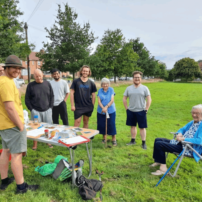 Group of people at a Community Meeting Copper's Green Lockleaze